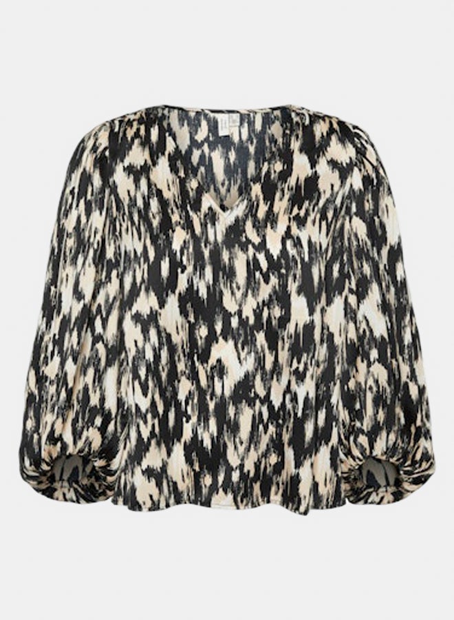 VERO MODA Womens Mina Longsleeve V-Neck Top - Image 5