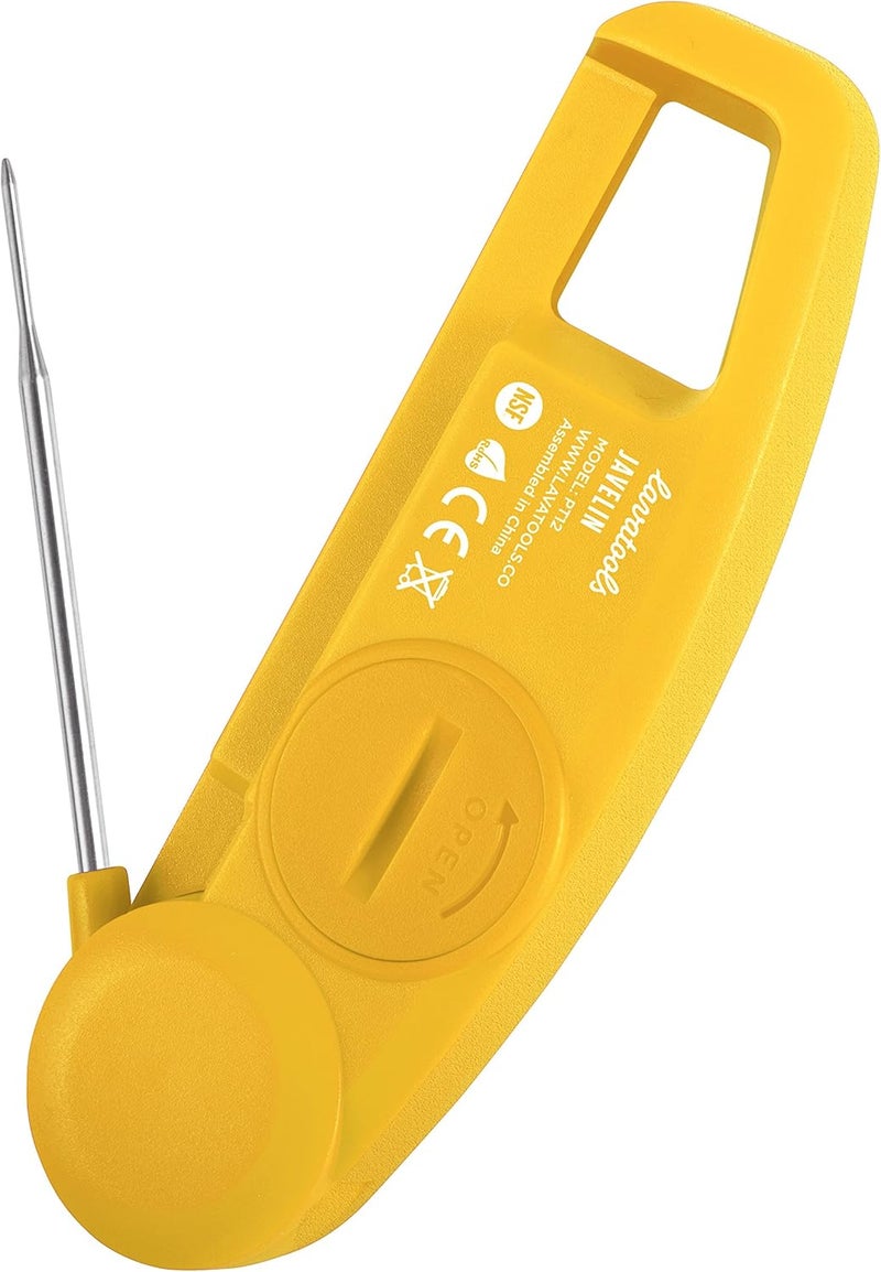 Lavatools PT12 Javelin Digital Instant Read Meat Thermometer for Kitchen, Food Cooking, Grill, BBQ, Smoker, Candy, Home Brewing, Coffee, and Oil Deep Frying - Image 3