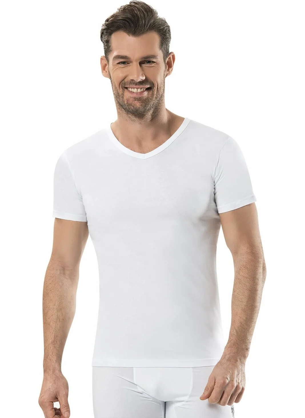 Jiber Men's V Neck Undershirt 3-Pack - 105