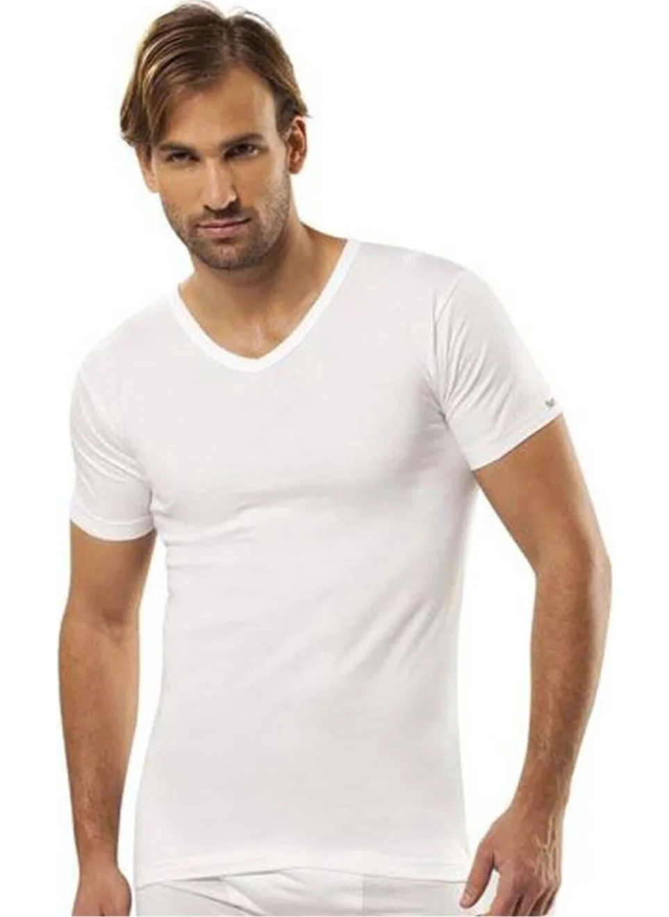 Jiber Men's V Neck Undershirt 3-Pack - 105