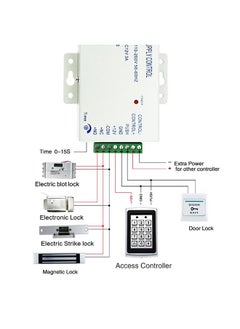 XiuWoo RFID Metal Access Control Keypad Waterproof Rainproof Cover Outdoor Door Opener Electronic Lock System Cover EM4100 Keychains  - Image 5