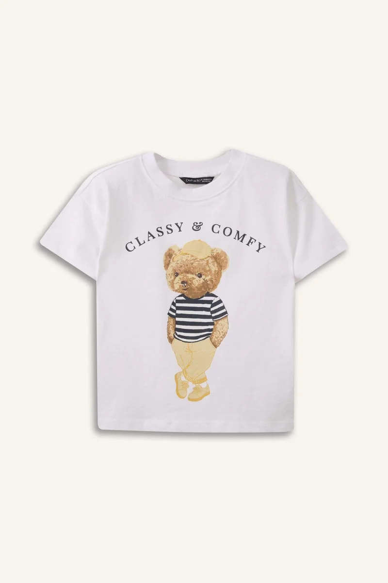 ديفاكتو Baby Boy Regular Fit Short Sleeve T-Shirt