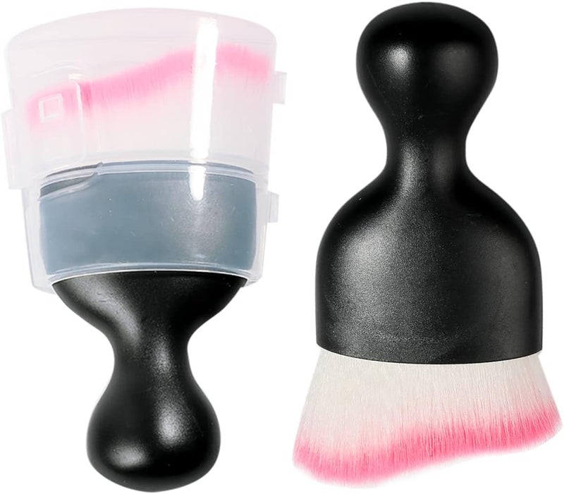 AOCISKA Car Interior Detailing Brush - Black & Pink - Image 1