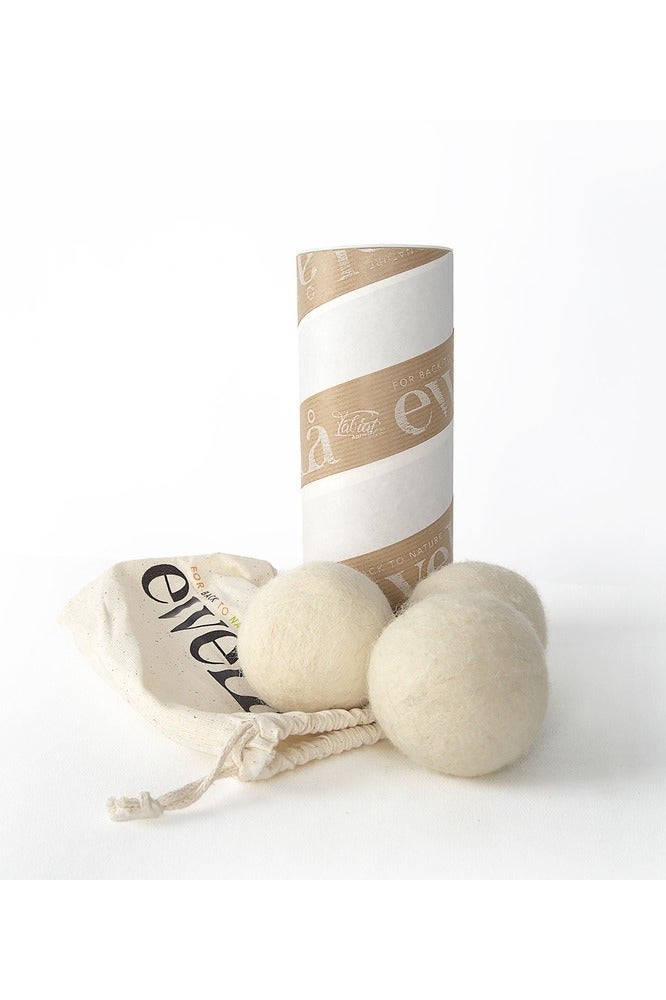 ewela Wool Drying Balls 100% Natural Merinos Wool - Image 1