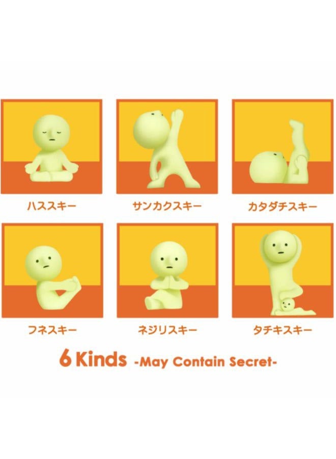Smiski Dreams Glow in The Dark Figure, Yoga Series, Random Style, 1 Pack - Image 2