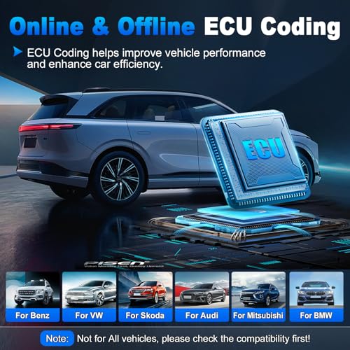 XTOOL XTOOL D7S Bidirectional Scan Tool, 2025 OBD2 Scanner Diagnostic Tool with FCA AutoAuth, 36+ Resets, ECU Coding, PMI, V.A.G Guide, Upgrade of D7, Crank Sensor Relearn, Full System Diagnose, CAN FD/DoIP - Image 4