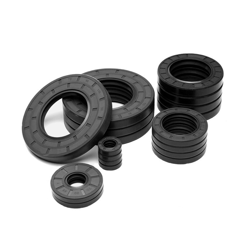 3PCS NBR Double Lip Skeleton Oil Seal Ring Set Size 13x20x4mm - Image 3