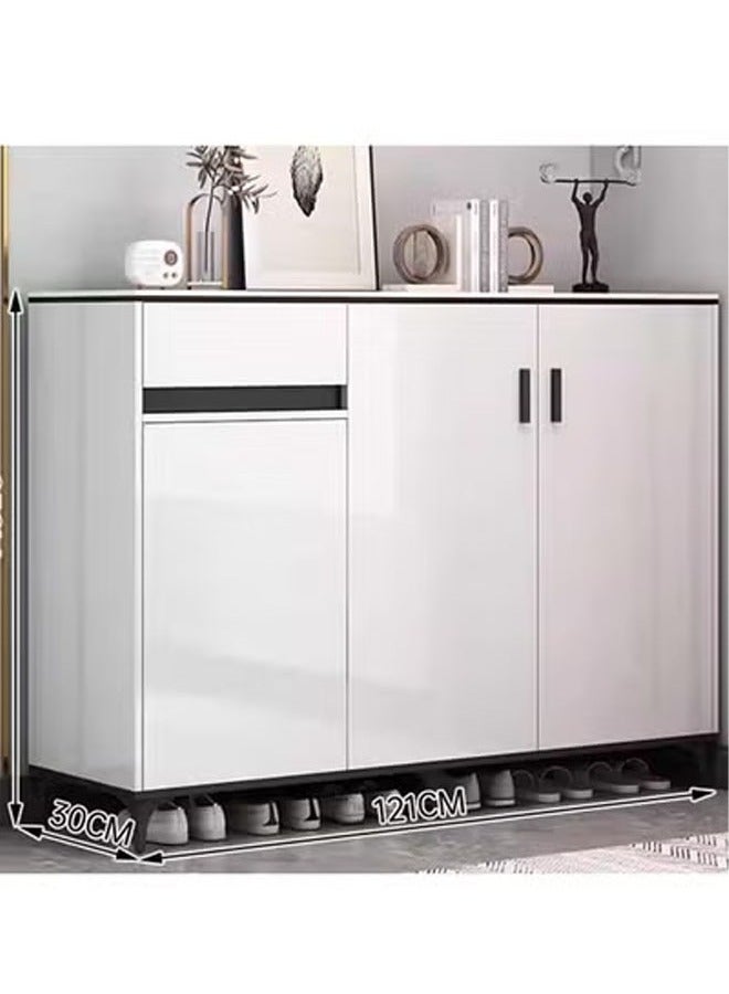 إن كي أكس خزانة أحذية فاخرة متعددة الوظائف مع أدراج تخزين للمدخل بطول 120 سم - Image 2