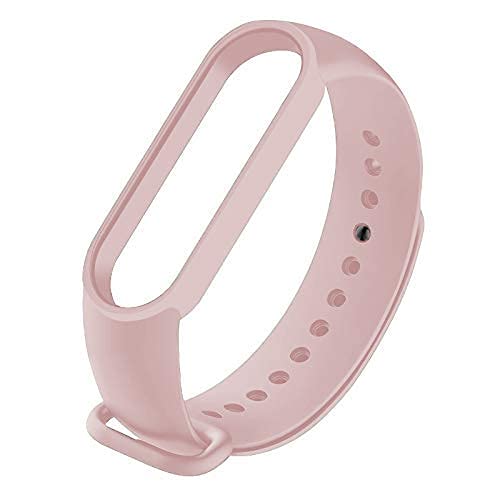 INEFABLE Mi SmartWatch 5 and 6 Straps Original for Mi Watch M5 and M6 Strap Soft Silicone Adjustable Band Strap - Black-Light Grey-Peach-Wine-Green (Pack of 5) - Image 3
