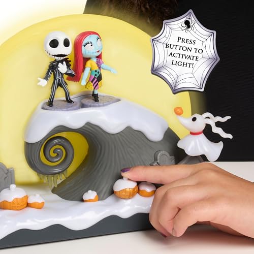 Just Play Disney Tim Burtons The Nightmare Before Christmas Simply Meant to Be Display Jack Skellington and Sally Collectible Figurines Kids Toys for Ages 3 Up by Just Play - Image 5