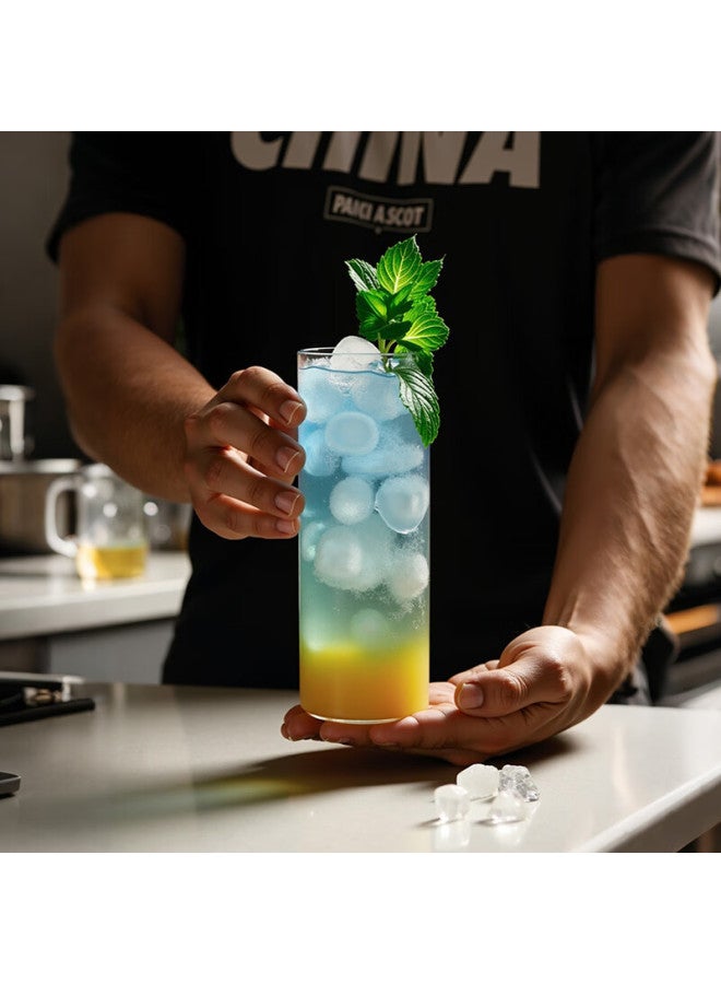 Cliton Style Collins Glass Bar Straight Long Drink Glass Cocktail Glass Long Island Iced Tea Glass 290ml 2pcs - Image 1