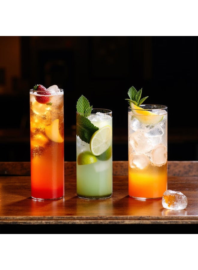 Cliton Style Collins Glass Bar Straight Long Drink Glass Cocktail Glass Long Island Iced Tea Glass 290ml 2pcs - Image 4