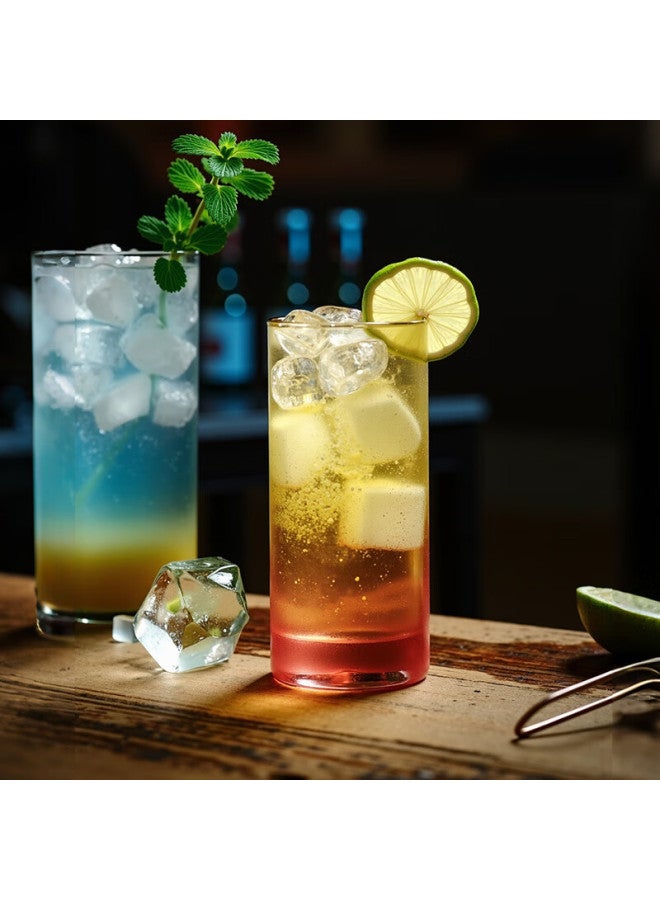 Cliton Style Collins Glass Bar Straight Long Drink Glass Cocktail Glass Long Island Iced Tea Glass 290ml 2pcs - Image 3