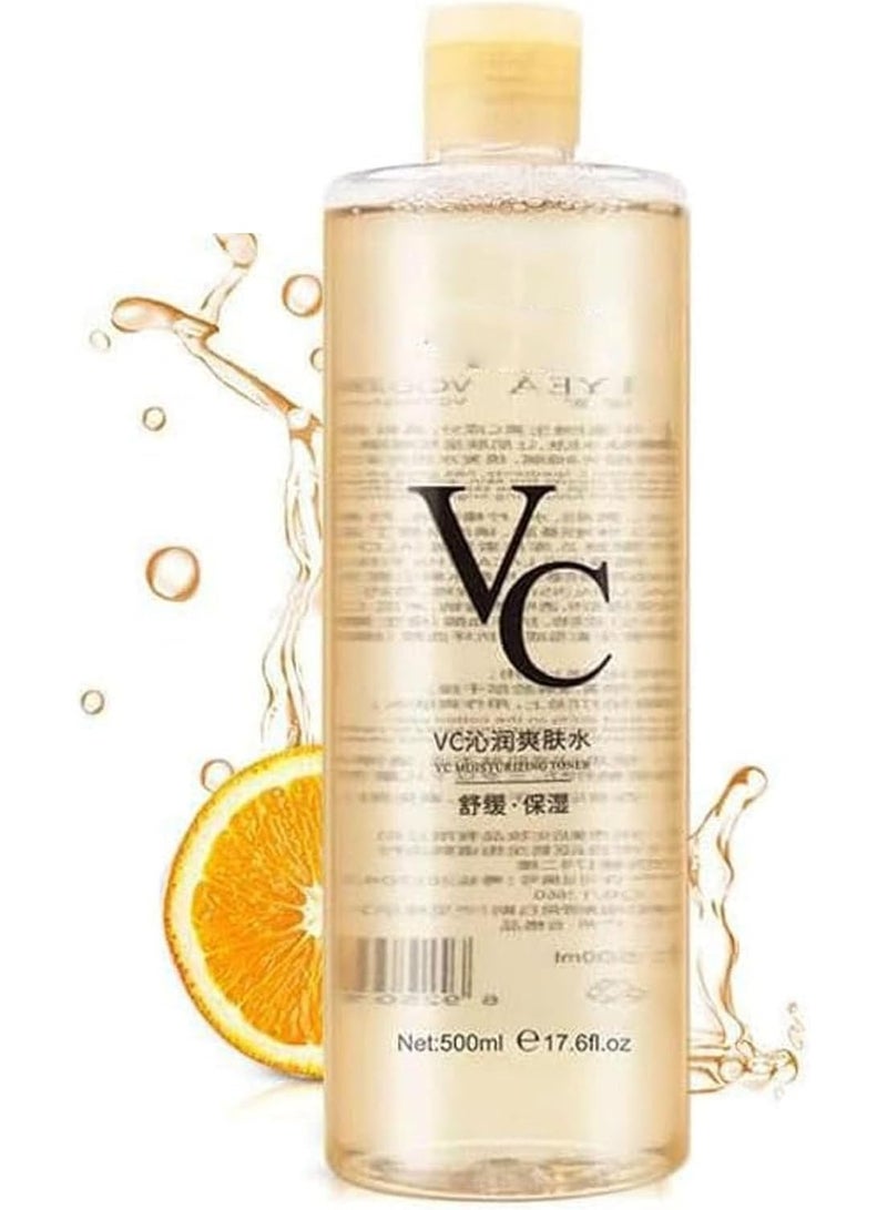 في كير تونر VC للتبييض المكثف، تونر فيتامين سي، تونر مرطب بفيتامين سي، مكونات ترطب البشرة بعمق وتعزز مرونتها 500 مل - Image 1