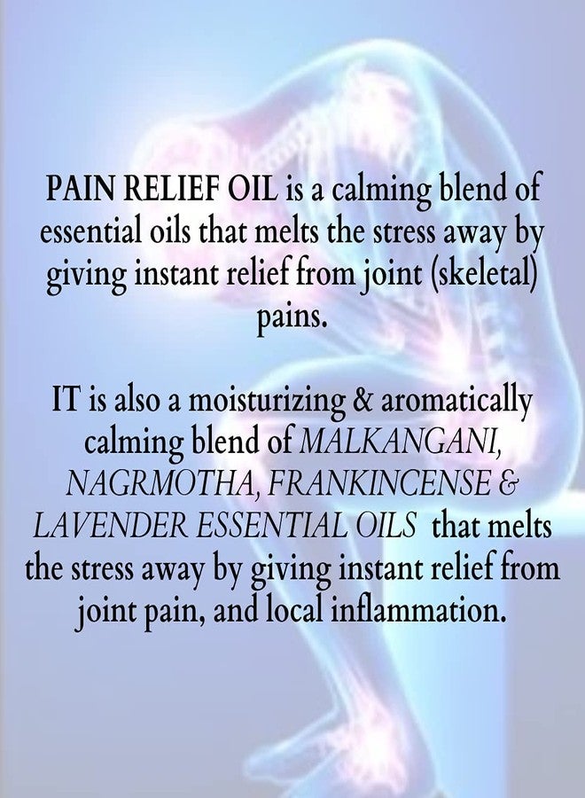 Sugandhim Pain Relief Oil, 1 X 100ml 100% Natural & Ayurvedic, No Chemical, Blend Of Malkangani, Nagarmotha, Frankincense & Lavender Essential oils, Made In India - Image 3