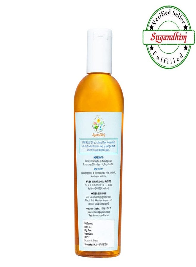 Sugandhim Pain Relief Oil, 1 X 100ml 100% Natural & Ayurvedic, No Chemical, Blend Of Malkangani, Nagarmotha, Frankincense & Lavender Essential oils, Made In India - Image 2