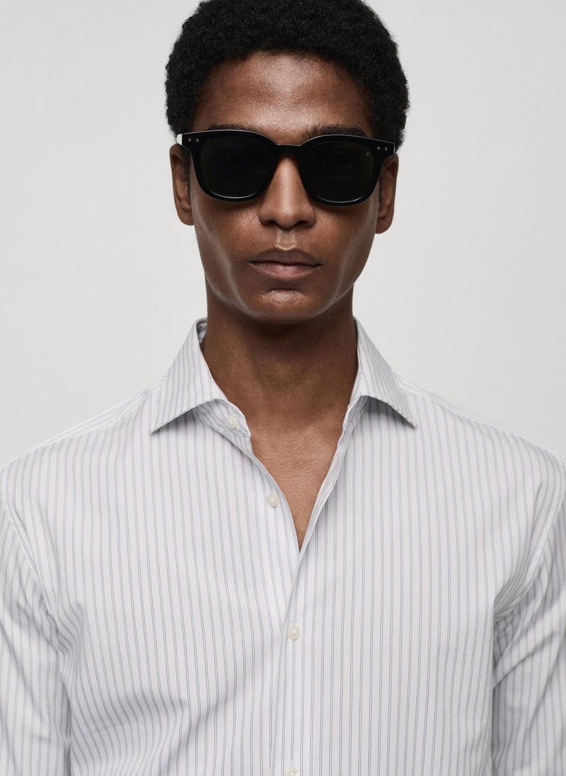 Mango Man Vecchia Long Sleeve Regular Fit Shirt  - Image 4