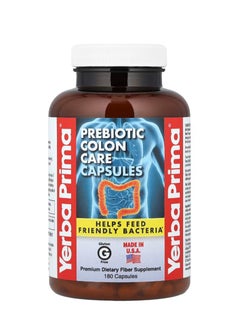 Yerba Prima Prebiotic Colon Care 180 Capsules  - Image 1