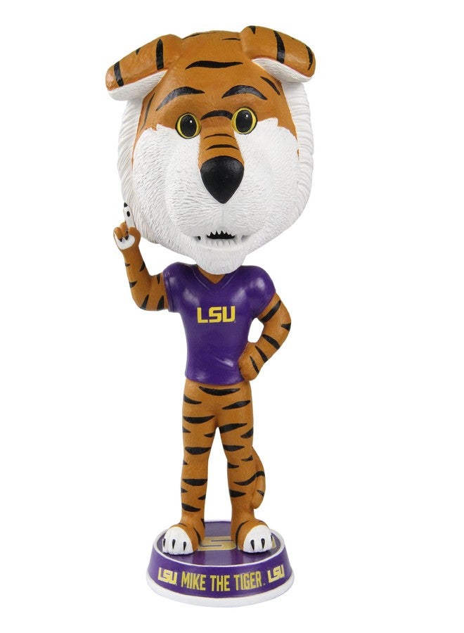FOCO LSU Tigers NCAA Mike The Tiger Mascot Bighead Bobblehead - Image 1