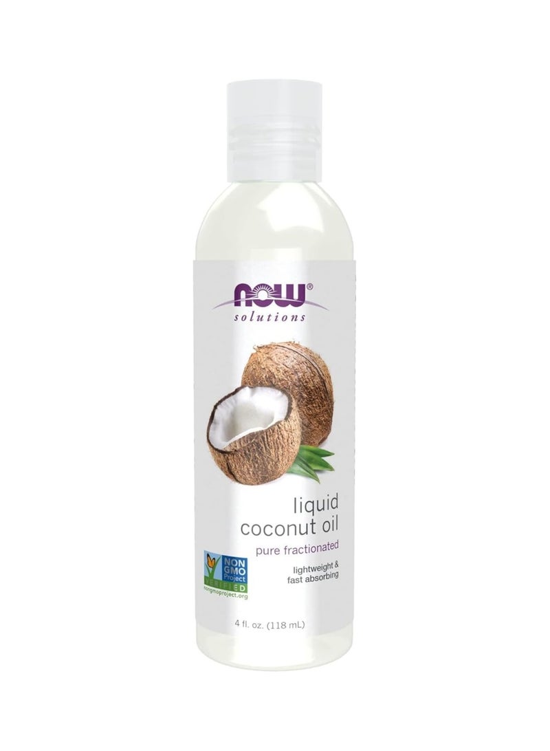 Now Solutions Coconut Oil 4 Fl oz