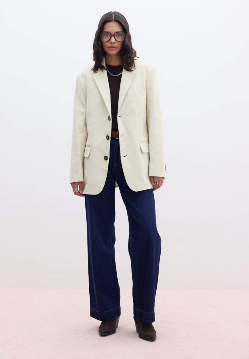 Manuka Corduroy Blazer Jacket Vanilla  - Image 5