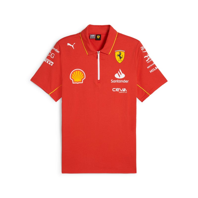 بوما تيشيرت بولو Scuderia Ferrari Team للرجال - Image 1
