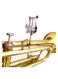 Excefore Horn Music Folder, Trumpet Marching Clamp-on Lyre Metal Plating Sheet Music Clip, Suitable for Beginners  - Image 5