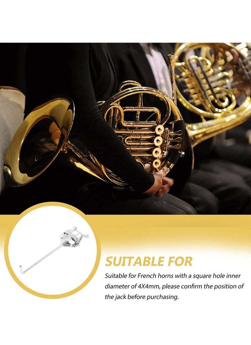 Excefore - Horn Music Folder, Trumpet Marching Clamp-on Lyre Metal Plating Sheet Music Clip, Suitable for Beginners - Image 1