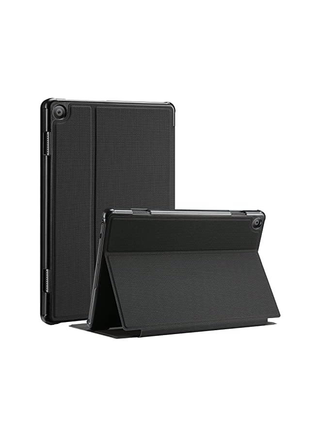 Procases Slim Folio Case for Lenovo Tab M10 10.1 Inch 2022 3rd Gen, Shockproof Stand Smart Cover for Lenovo Tab M10 10.1” TB328FU / TB328XU -Black - Image 2