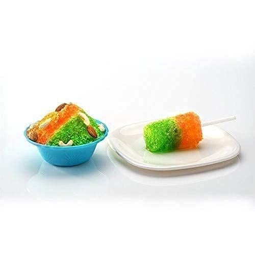 CHEAPERZONE Plastic Manual Gola Maker with Slush Maker and Ice Crusher Manual Ice Gola Slush Maker Ice Snow Maker Machine ICE Snow Multicolor Pack of 1 - Image 4