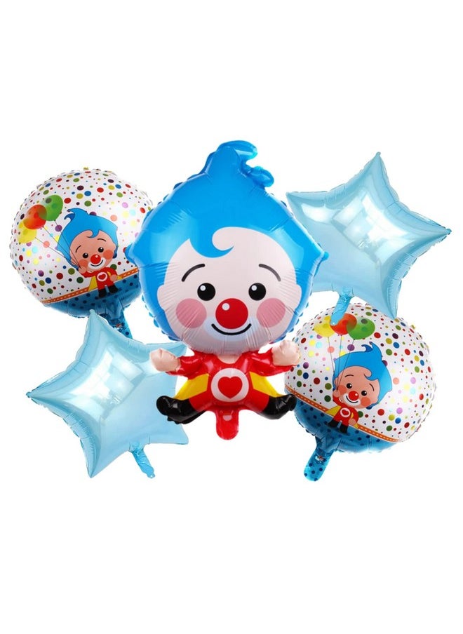 Atpata Funky - Atpata Funky Circus/Carnival Theme Party Foil Balloons for Birthday/Baby Shower/Theme Party Decoration (Clown Joker Set) - Image 1