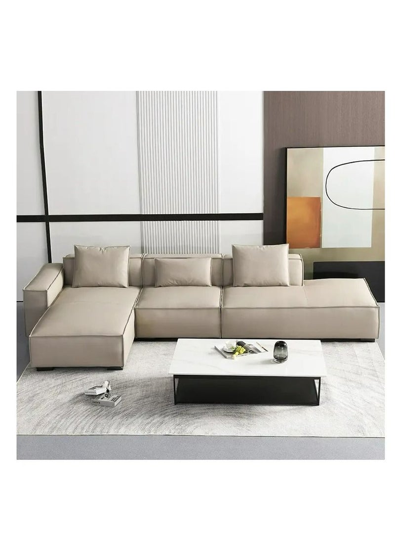 Generic New Design L Shape Technology Genuine Living Room Sofa  - Image 1