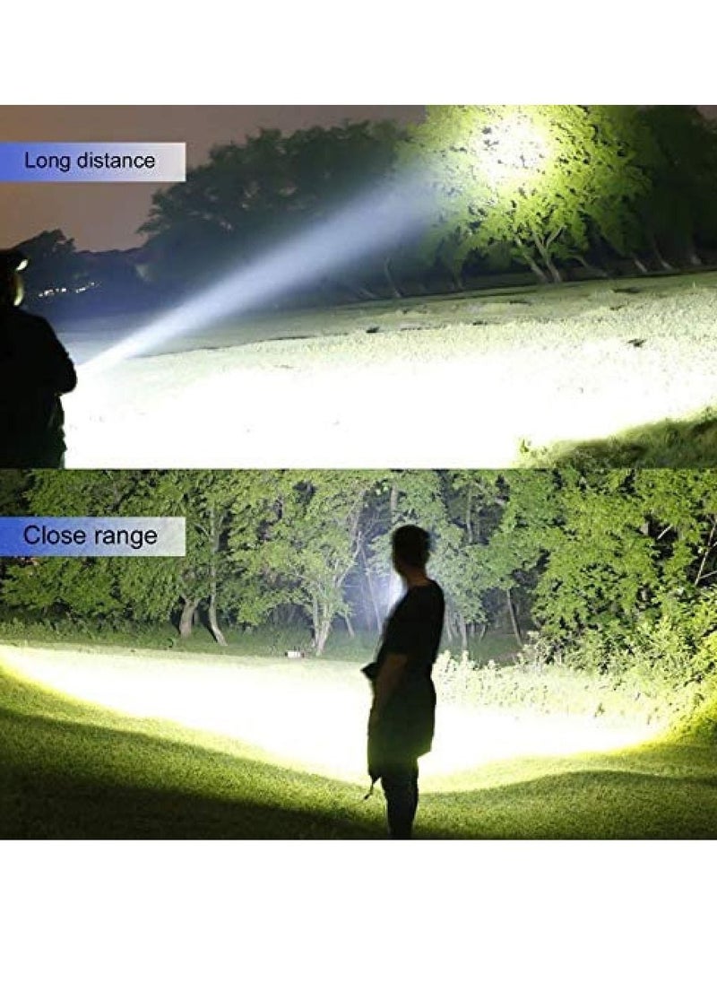 360 degree Light - 360°Light Rechargeable Tactical Flashlight High Lumens LED Super Bright with 5 Modes Water Resistant Emergency Flashlight - Image 1