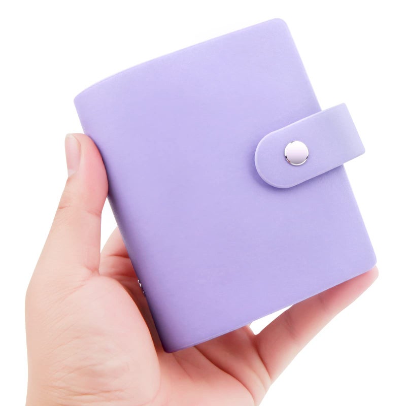 Ruibytree 52 Pockets Small Photo Album 2x3 for Fujifilm Instax Mini Series Instant Film, Polaroid Snap, Z2300, SocialMatic Instant Cameras & Zip Printer (Violet, 1Pack) - Image 1