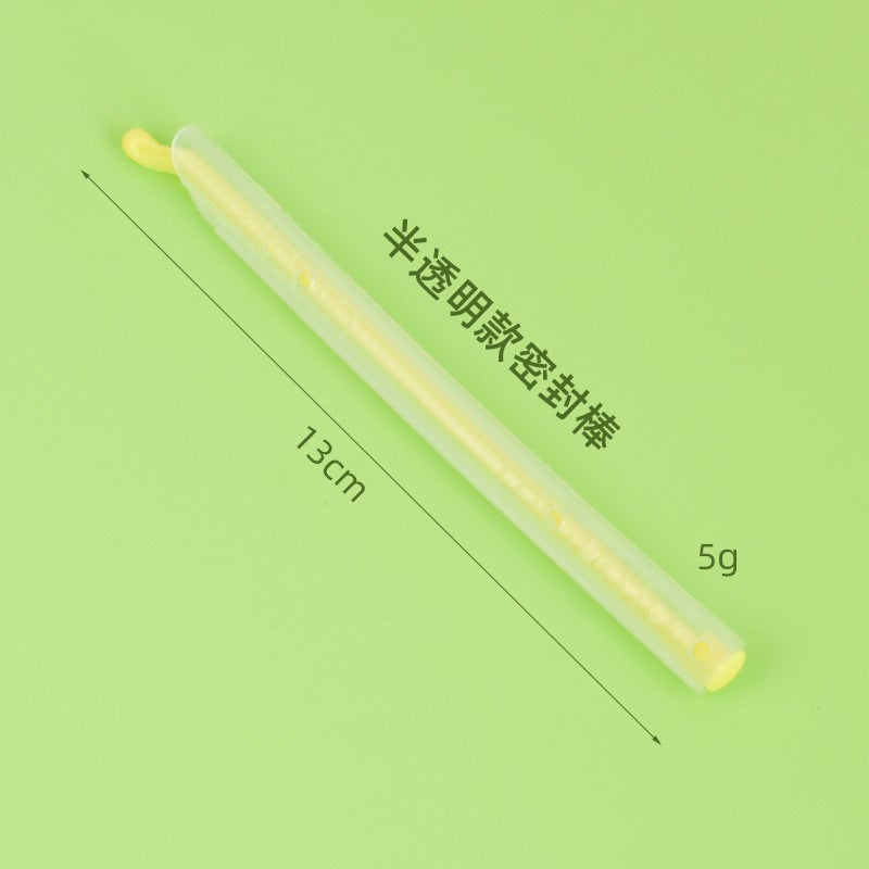 Multifunctional food fresh-keeping sealing clip moisture-proof sealing clip snacks sealing stick tea sealer candy color spot Translucent 