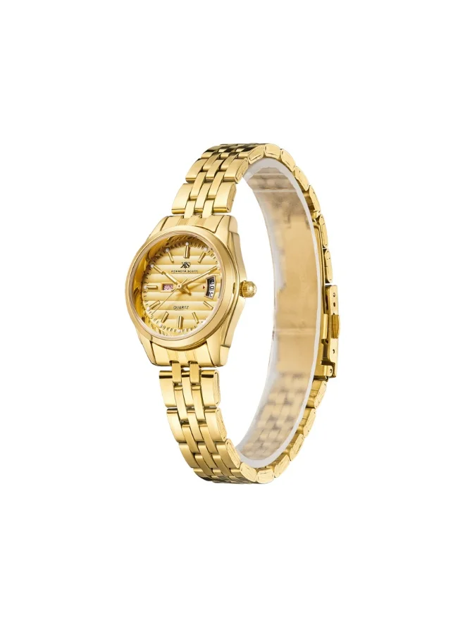KENNETH SCOTT Women's Steel Analog Watch K23554-GBGC - 28 mm
