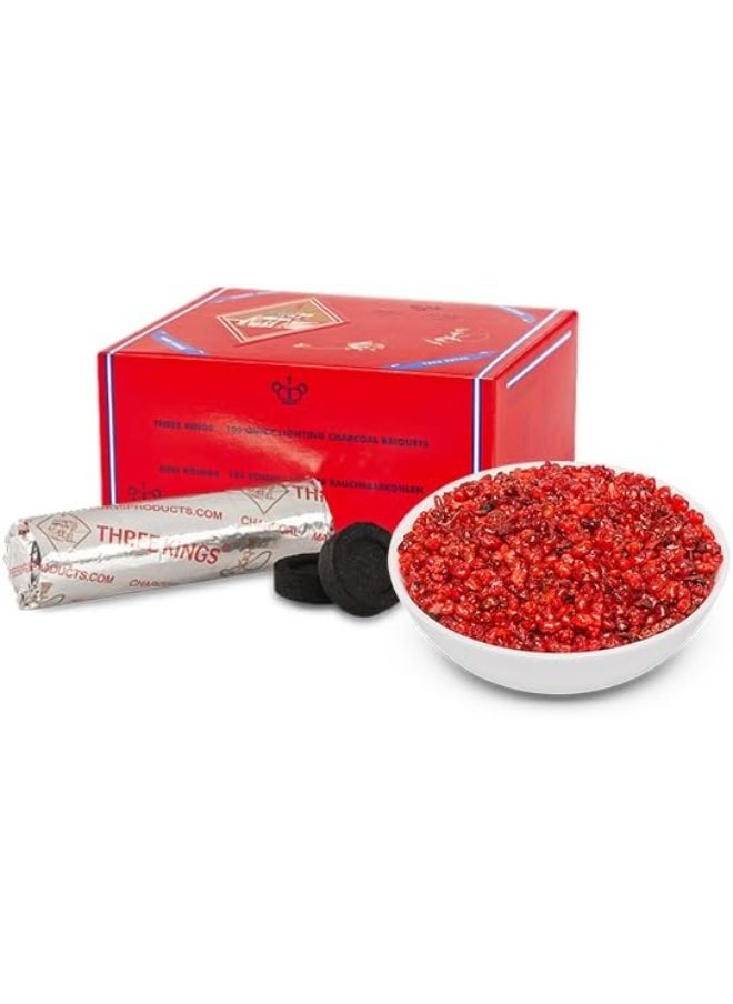 ALSAQER Holland Bakhoor Charcoal-100 Pcs | Bakhoor Charcoal and Long Lasting for Bakhoor, Incense Charcoal-33mm  - Image 3