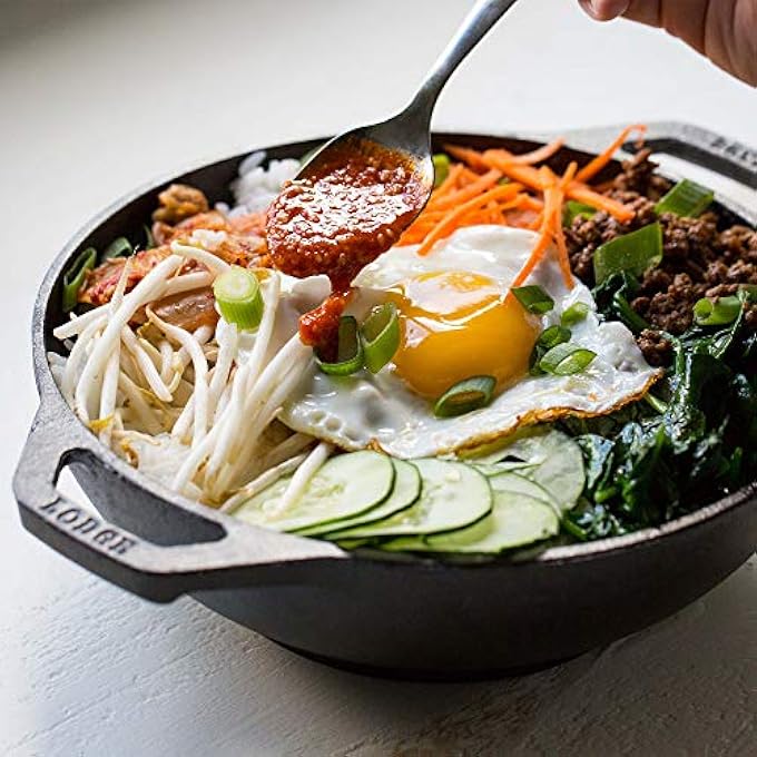 Lodge L6Mw 6 14 PreSeasoned Cast Iron Mini Wok Black 6 14 - Image 3