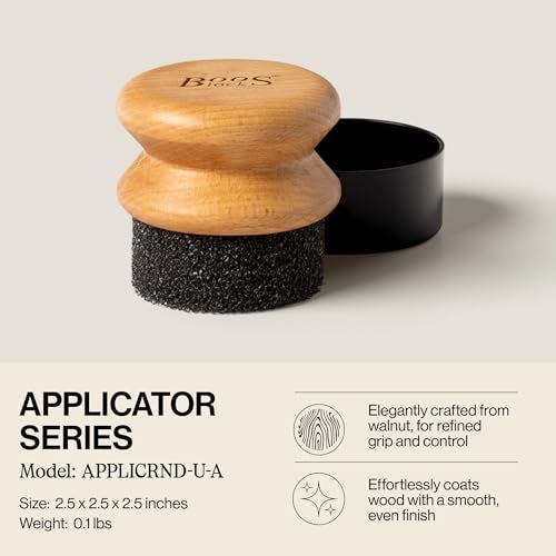 John Boos 3-Piece Care Set, 16 oz Mystery Oil, 5 oz Board Cream & Round Applicator - All-Natural Maintenance Formula for Butcher Blocks, Cutting Boards, Wooden Countertops & Wood Utensils - Image 3