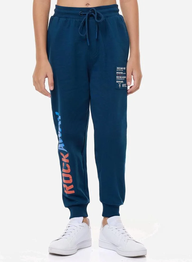 victor and jane Printed Regular Fit Hoodie & Joggers Set by Styli