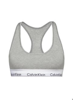 CALVIN KLEIN Women's Bralette - Cotton Blend, Grey 
