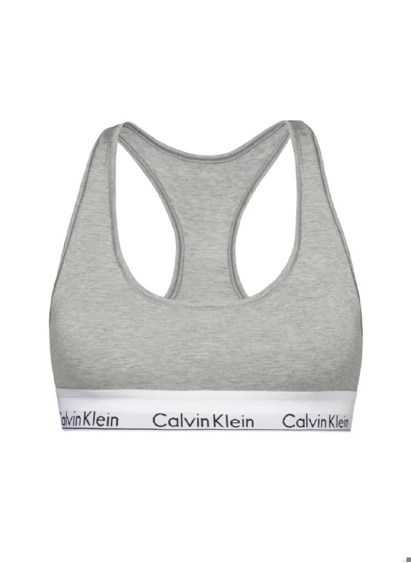 CALVIN KLEIN Women's Bralette - Cotton Blend, Grey