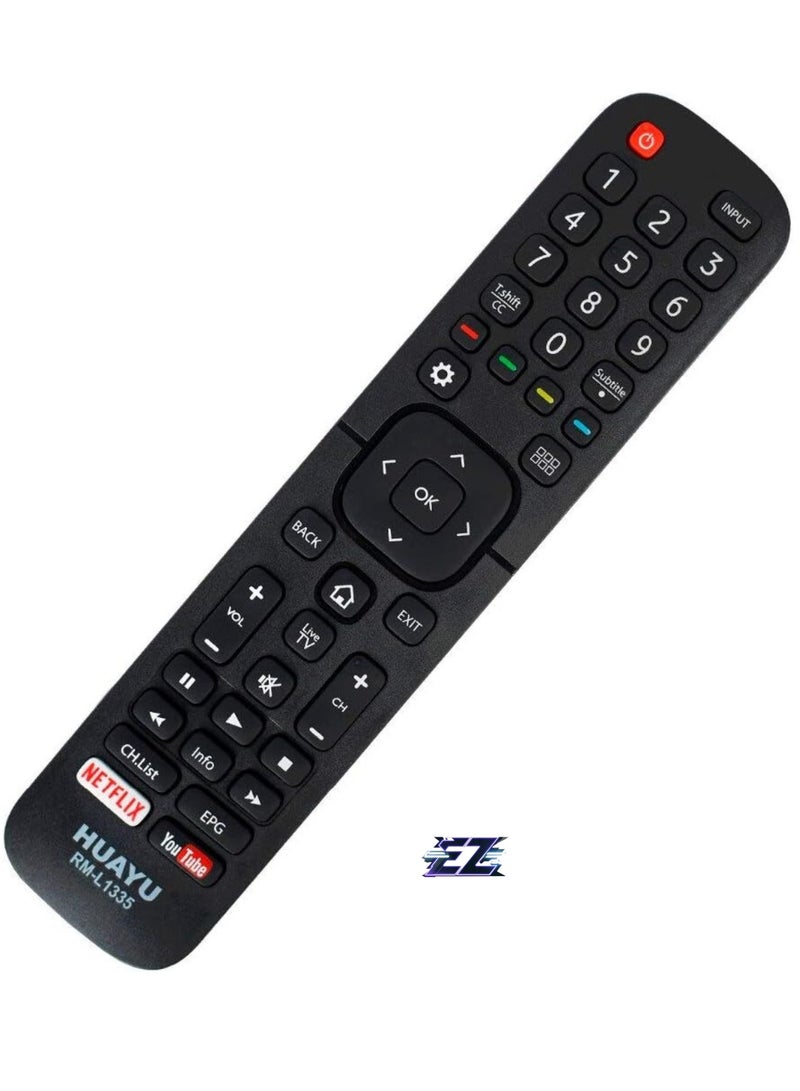 ELTRAZONE Universal Remote Control RM-L1335 Suitable for Hisense Smart LCD TV EN2B27 ER-31607R EN-21662 EN-31907 EN2S27D Controller with battery - Image 2