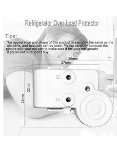 Generic Refrigerator Freezer Compressor PTC Starter Relay, 4 Pins Over Load Protector Accessories Compatible ZHB Series ZHB88-125P4.7 ZHB35-120P15 ZHB60-120P15 ZHB69-120P15 ZHB60-120P4.7  - Image 3