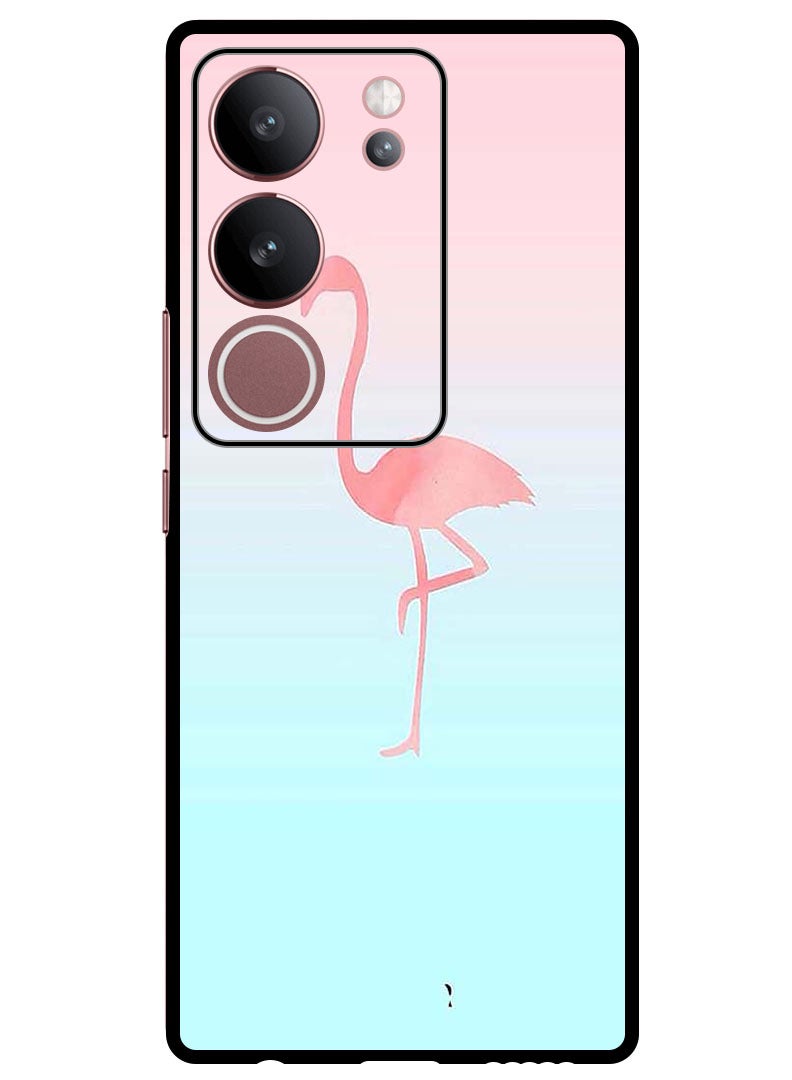 Theodor Protective Case Anti Scratch Shock Proof Bumper Cover For Vivo V29 - V29 Pro Pink Flamingo - Image 1