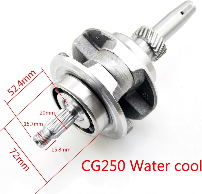 Yurefax Motorcycle Crankshaft Assembly for CG250 Engine - Image 3