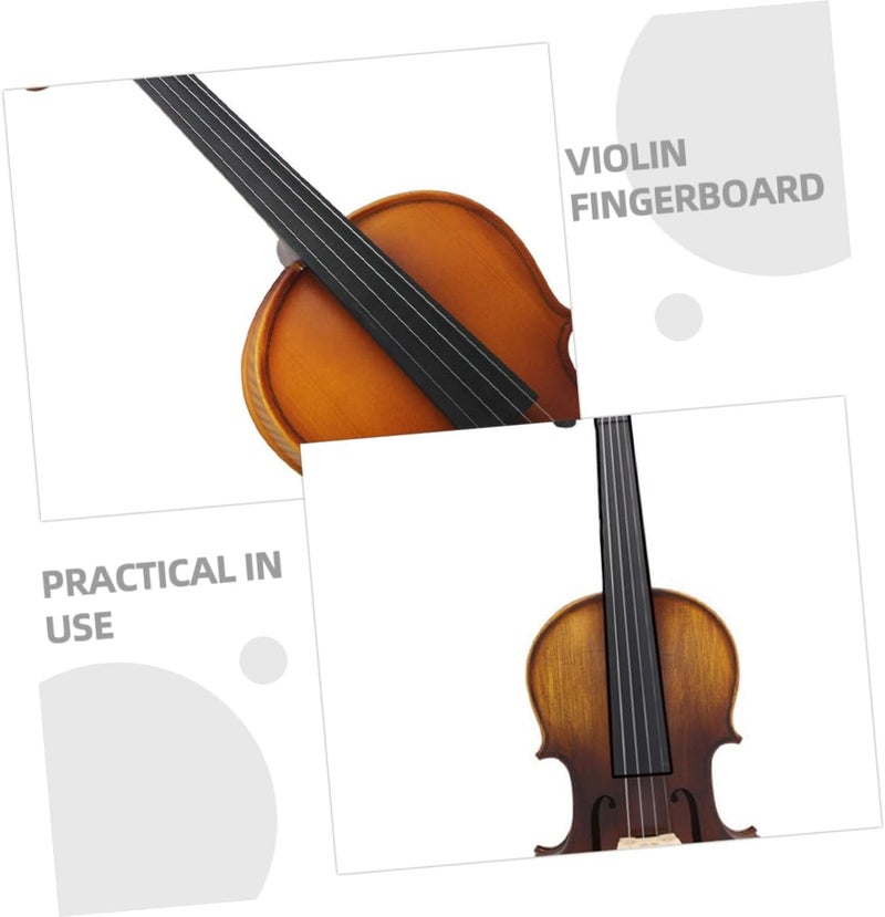 Cross product combo compatible TOYANDONA Violin Replacement Fingerboard Sturdy Ebony Fretboard Accessory for Enhanced Sound Quality for Musicians and Beginners Compatible with Various Violins Gulf climate upgraded quality Space saving Flexible purchase choices Multiple design variants Full land route delivery Remote village delivery cover Global standard processed material Anti slip Safe approved storage space Suburban residential ship Pre-sale confirmed stock Hardness boosted processed substance Temp fluctuation resistant crafted quality Processed natural substance Main road full logistics cover Local market compliant trusted quality Safe silicone build Adjustable build Worldwide simple practical design User feedback upgraded quality Dense area priority deliver General need oriented design Durability boost selected material Easy daily handling design - Image 5