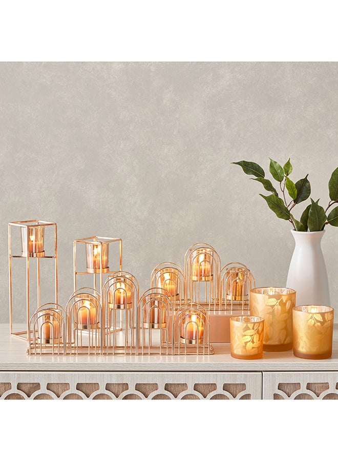Home Box Orlie Metal Modern Candle Holder with Glass Votive 8 x 25.8 x 8 cm - Image 5