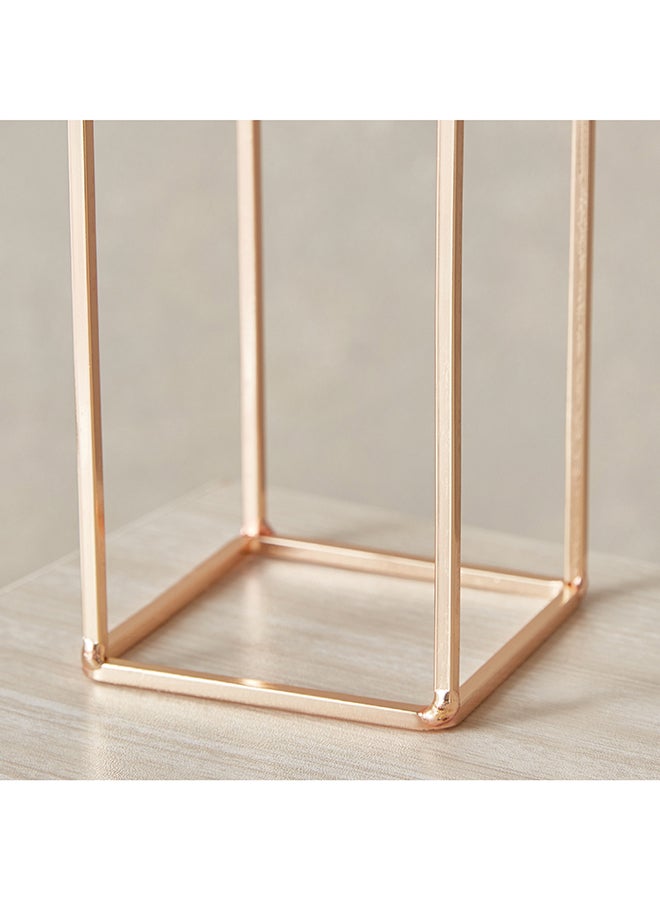 Home Box Orlie Metal Modern Candle Holder with Glass Votive 8 x 25.8 x 8 cm - Image 4