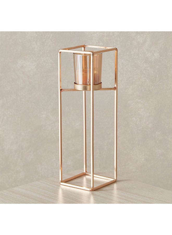 Home Box Orlie Metal Modern Candle Holder with Glass Votive 8 x 25.8 x 8 cm - Image 2